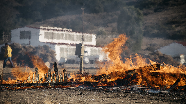 scheduled burn demonstration