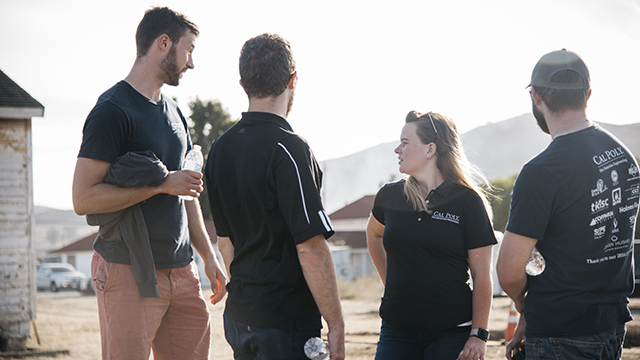 students in FPE science certificate course discuss fire protection